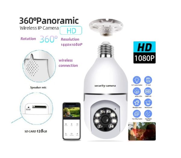 "Bulb Socket Wifi Camera"