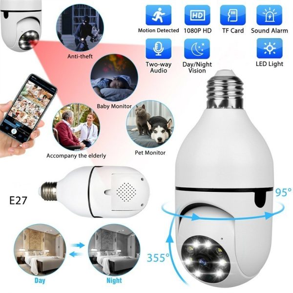 "Bulb Socket Wifi Camera"