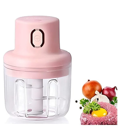"Single Bowl USB Rechargeable Mini Food Chopper"