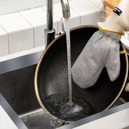 "Wire Dishwashing Gloves"